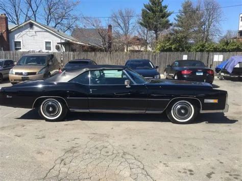 1976 Original Triple Black Cadillac Eldorado Convertible Automobile for ...