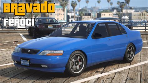 Bravado Feroci Lexus GS S140 GTA V Lore Friendly Car Mods PC