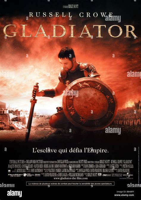 Gladiator Año 2000 Usa Director Russell Crowe Ridley Scott Póster De