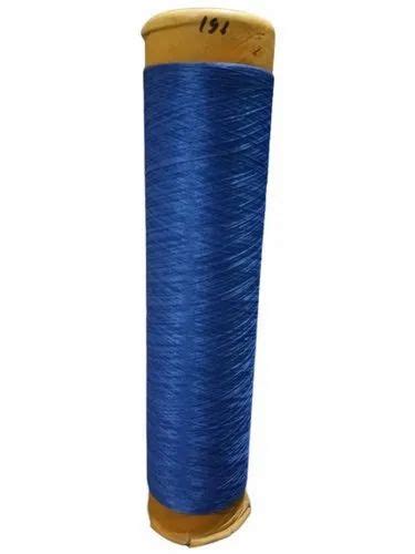 Dull Ring Spun Blue Dyed Polyester Yarn For Textile Industry Count 20 At Rs 170 Kg In Meerut