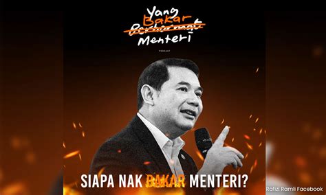 Rafizi Cabar Pengkritik Sertai Podcast Yang Bakar Menteri