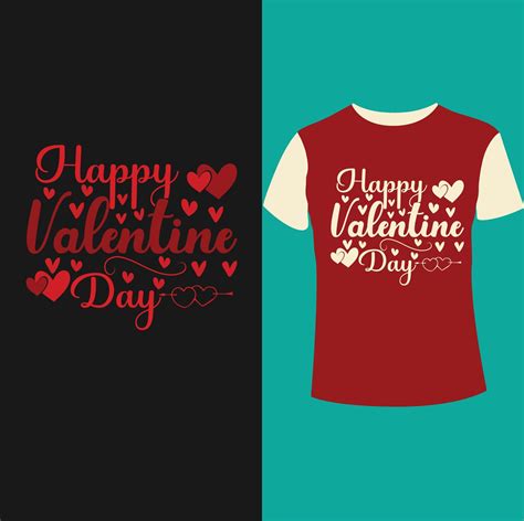 Happy Valentines Day T Shirt Design 17185219 Vector Art At Vecteezy