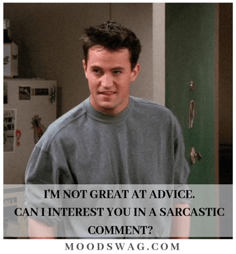 27 Hilarious Chandler Bing One-liners - Moodswag