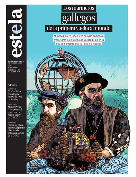 Xulio Formoso Portada Revista Estela Del Faro De Vigo 1 Marzo 2018