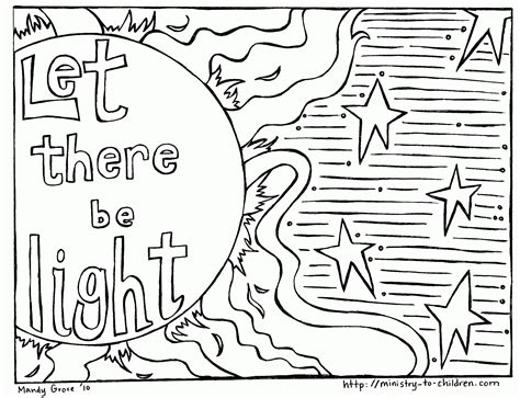 Jesus Is The Light Coloring Page Coloring Home