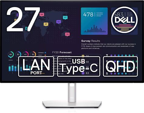 Dell U2722de Ultrasharp Usb C 27 Qhd 2560x1440 Monitor 60hz Ips