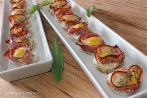 Tartaletas De Bacon Y Huevo De Codorniz Comparterecetas