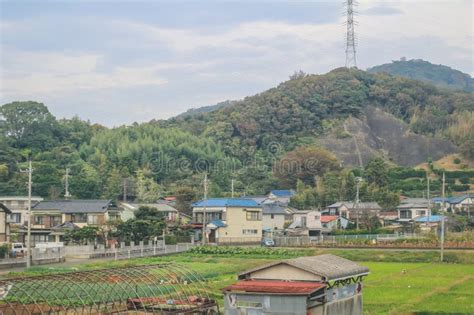 View Out of Shinkansen Bullet Train Line Editorial Photo - Image of ...