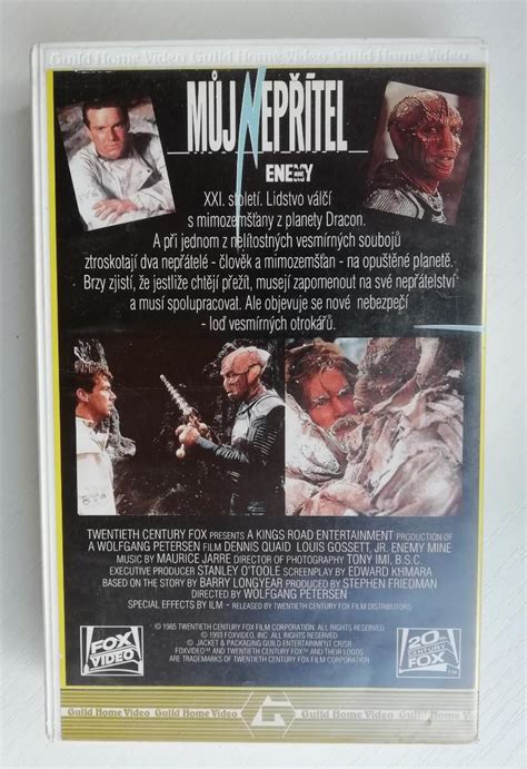 VHS Guild Home Video DENNIS QUAID MŮJ NEPŘÍTEL 1985 Aukro