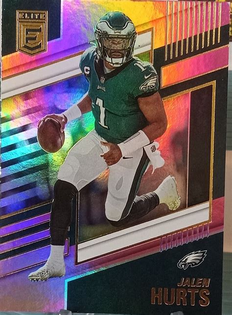 JALEN HURTS 2022 Panini Donruss Elite SP Pink Parallel Philadelphia