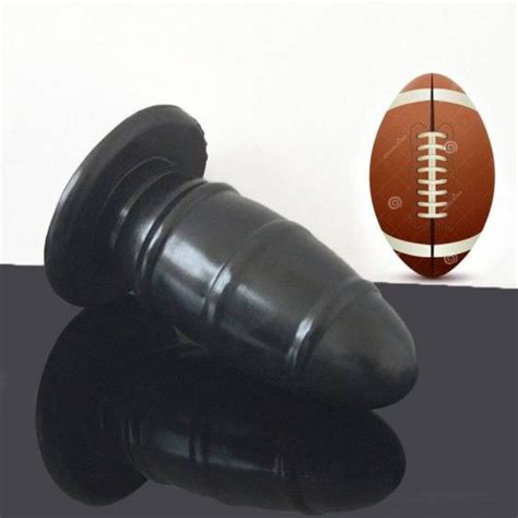 Plug Anal Bola De Rugby Faak Dildo Grande Dilatador Chastity