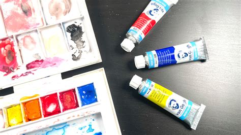 Peinture Aquarelle Solide Ou En Tube Laquelle Choisir Graffeur Paris