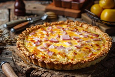 Tarte Sal E Jambon Fromage Recette Facile Et Rapide Pr Parer