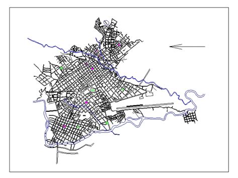 Map tarapoto, peru in AutoCAD | Download CAD free (1.56 MB) | Bibliocad