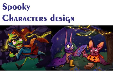 Spooky characters design on Behance