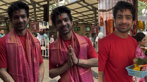 Bigg Boss Fame Abhishek Kumar Visit Siddhivinayak To Seek Blessings