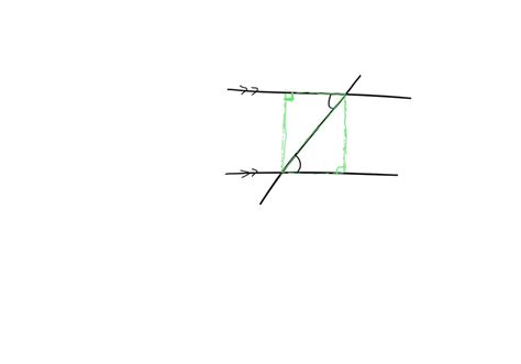 Solved 2 Recall From Ng The Alternate Interior Angle Theorem If Two Lines Cut By A