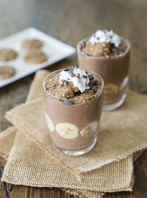 Chocolate Banana Pudding With Homemade Wafers One Ingredient Chef