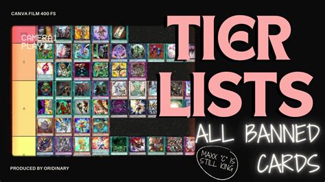 Ranking Every Single Banned Card In Yugioh Tier List Youtube