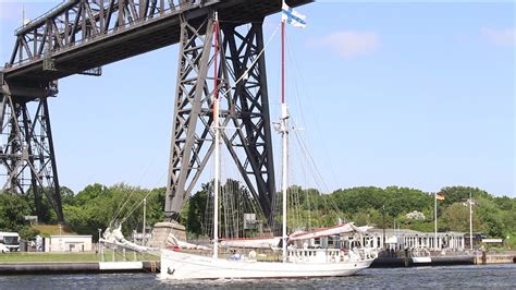 Nordtour 23 4 NOK Rendsburg Hochbrücke Teil 1 Schwebefähre Zug