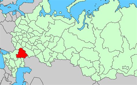 Volgograd Map - Russia