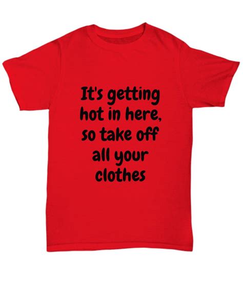 It S Getting Hot In Here Tee Inappropriate T Shirt Sexy Time Tee