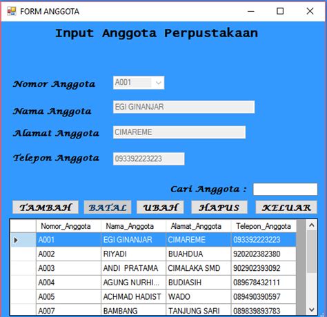 Contoh Program Sederhana Visual Basic Beserta Codingnya Vb Net