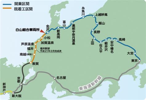 北陸新幹線「金沢～敦賀」2024年3月16日開業「特別企画乗車券」を発売（運賃・所要時間・時短効果・路線図）