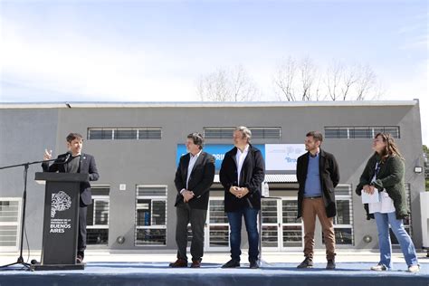 Kicillof Cascallares Y Fabiani Inauguraron La Escuela Secundaria Y