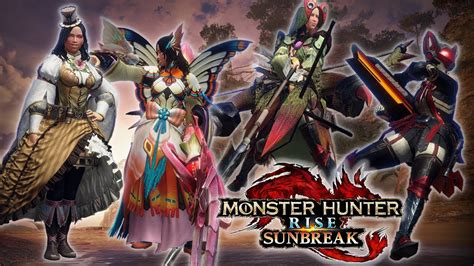 Monster Hunter Rise Sunbreak Female Layered Armor Fashion 22 Youtube