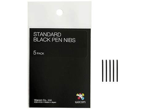 WACOM ACK 20001 PEN NIBS BLACK 5 PACK FOR INTUOS4 Eingabestiftspitzen