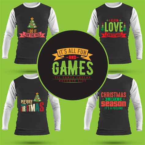 Christmas T Shirt Designs Bundle Masterbundles