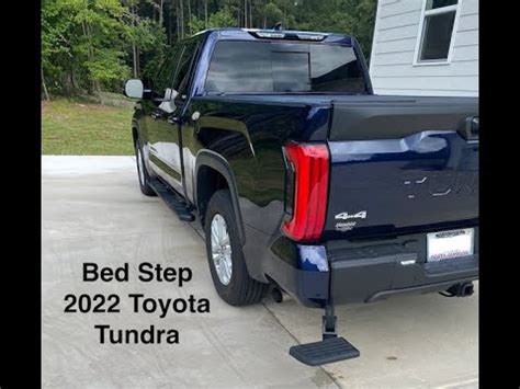 2022 Toyota Tundra Bed Step Part PTS30 34000 YouTube