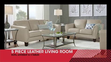 Rooms to Go January Clearance Sale TV Commercial, 'Five Piece Leather ...