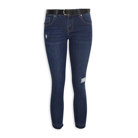 Buy Inwear Blue Belted Skinny Jeans Online Truworths