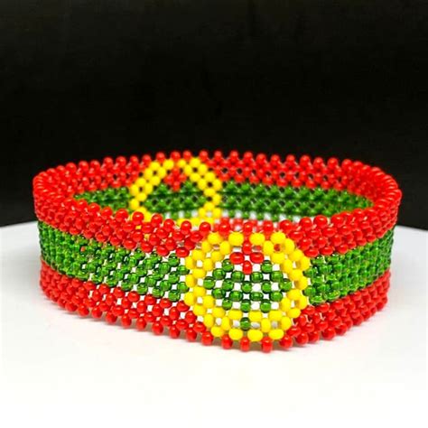 Oromo Flag Bracelet, Oromia Flag Bracelet - Etsy