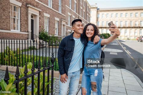 Smiley Selfies Stock Photo - Download Image Now - 20-24 Years, Active ...