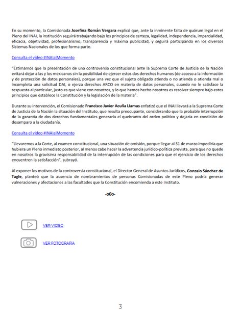 INAI on Twitter INAIalMomento Interpondrá INAI controversia