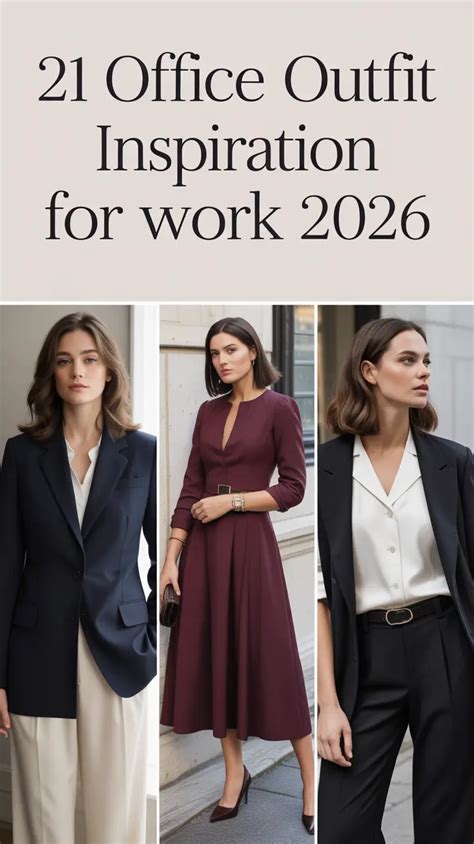 Office Outfit Inspiration For Work 2026 — Chic And Comfy Office Outfits