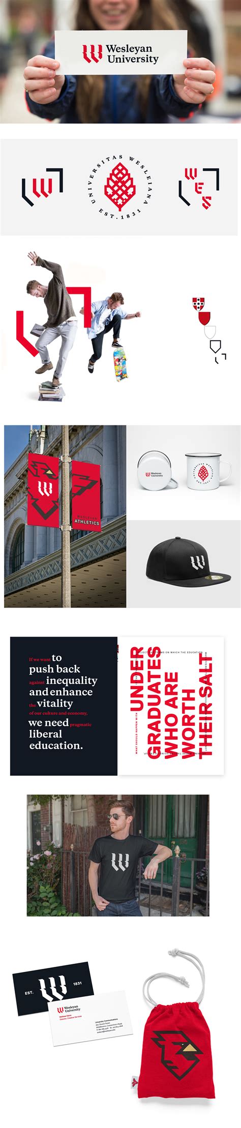 Wesleyan University Rebrand - meaganducharme.com