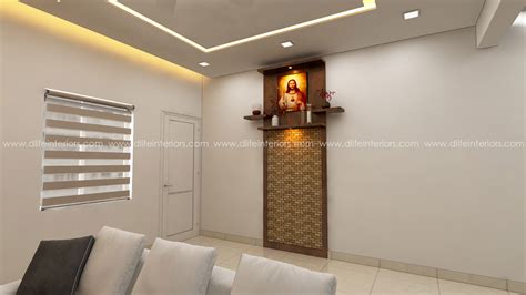 Prayer Unit Design In Kerala Kochi Bangalore By D Life Interiors