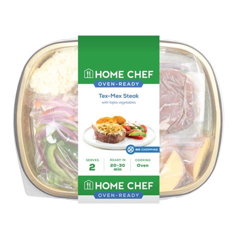 Home Chef Oven-Ready Tex-Mex Steak Meal Kit (29 oz) - Instacart