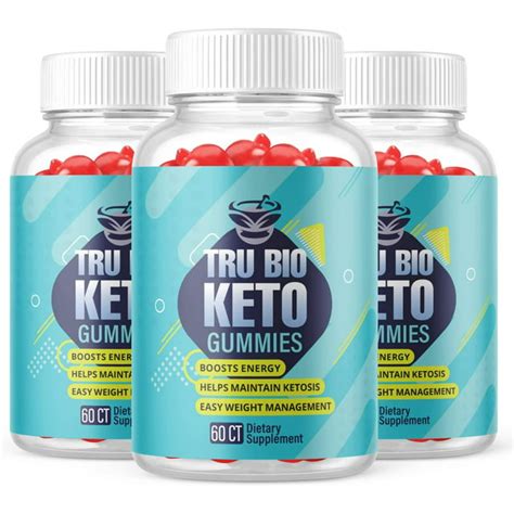 3 Pack Tru Bio Keto Acv Gummies Supplement For Weight Loss Energy