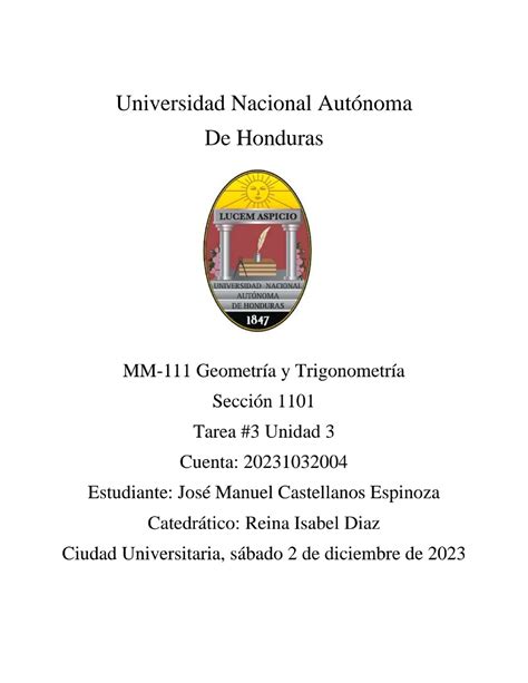 Gu A Geometr A Y Trigonometria Jos Manuel Castellanos Geometr A Y