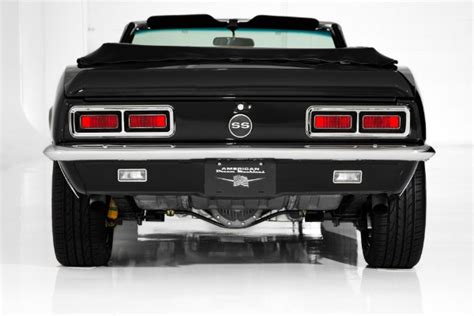 1968 Chevrolet Camaro Black Rsss Convertible