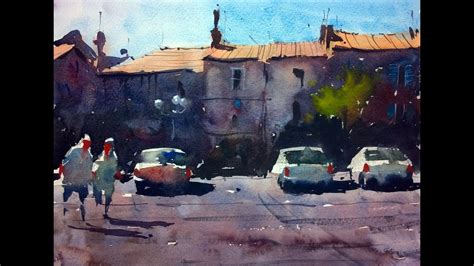 Watercolour Demonstration By Tim Wilmot How To Paint Doovi