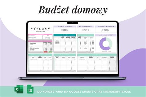 Prosty budżet domowy Arkusz Google i Excel OgarniamSię