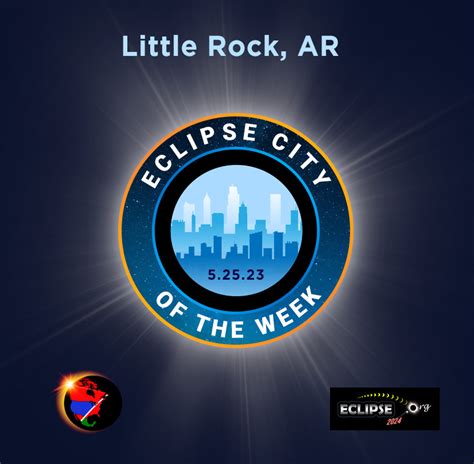 Little Rock Arkansas Información Para El Eclipse Para El Gran Eclipse