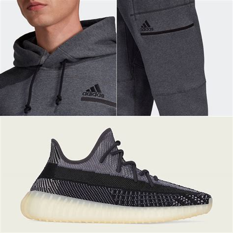 YEEZY Boost 350 V2 Carbon Clothing Match | SneakerFits.com