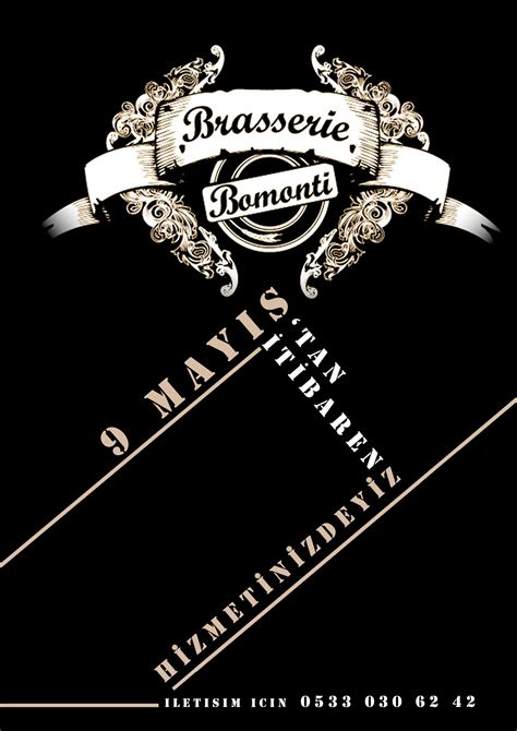 Opening Poster for Ortakoy Bomonti Brasserie Istanbul #Graphic #Prints ...